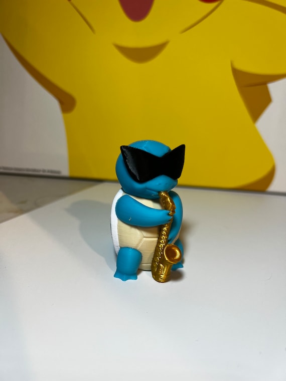 3Dプリントサックスゼニガメポケモン/コレクターアイテム/ポケボール