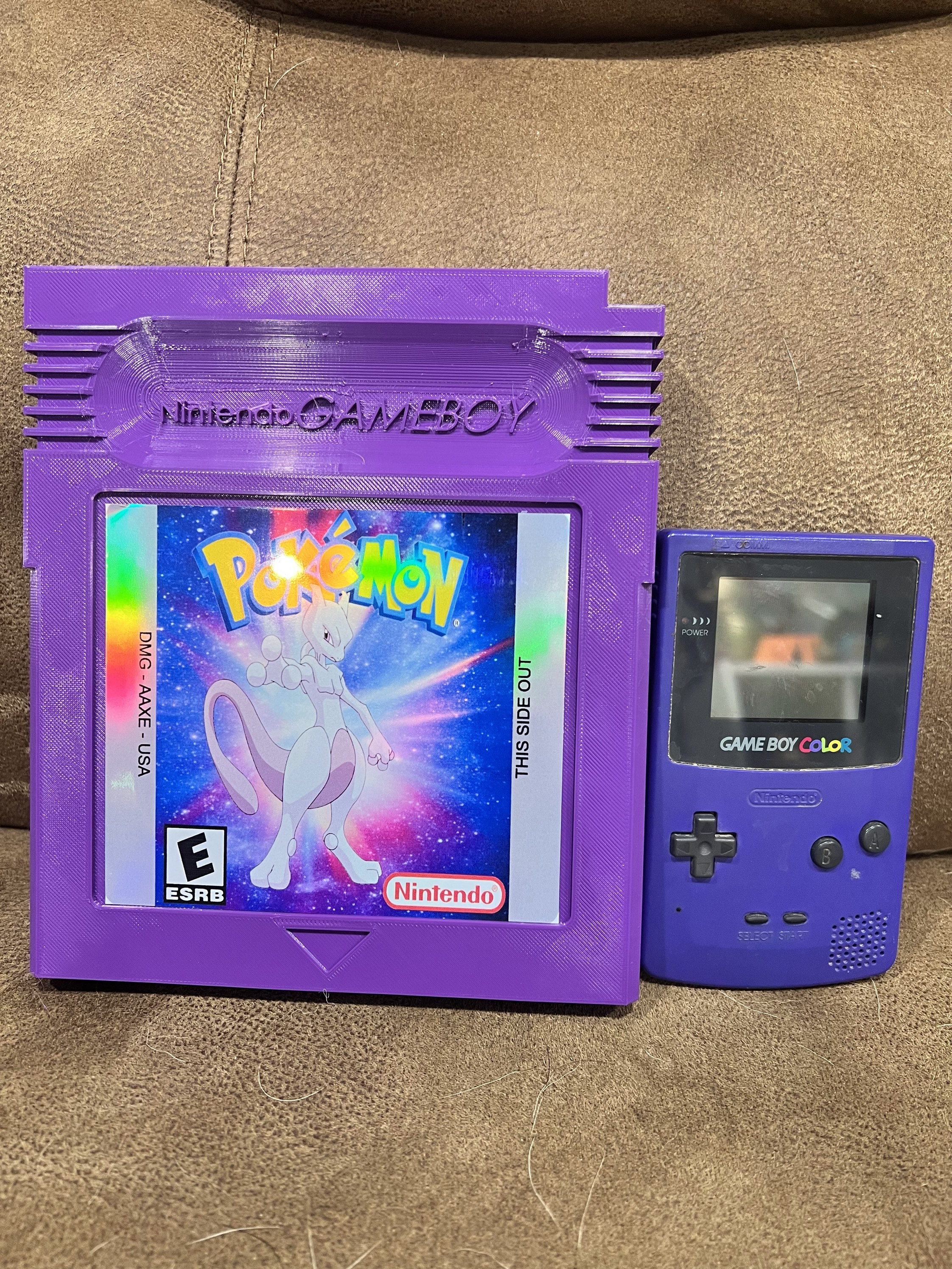 ビッグミュウツー ポケモン ゲームボーイ カートリッジ アート