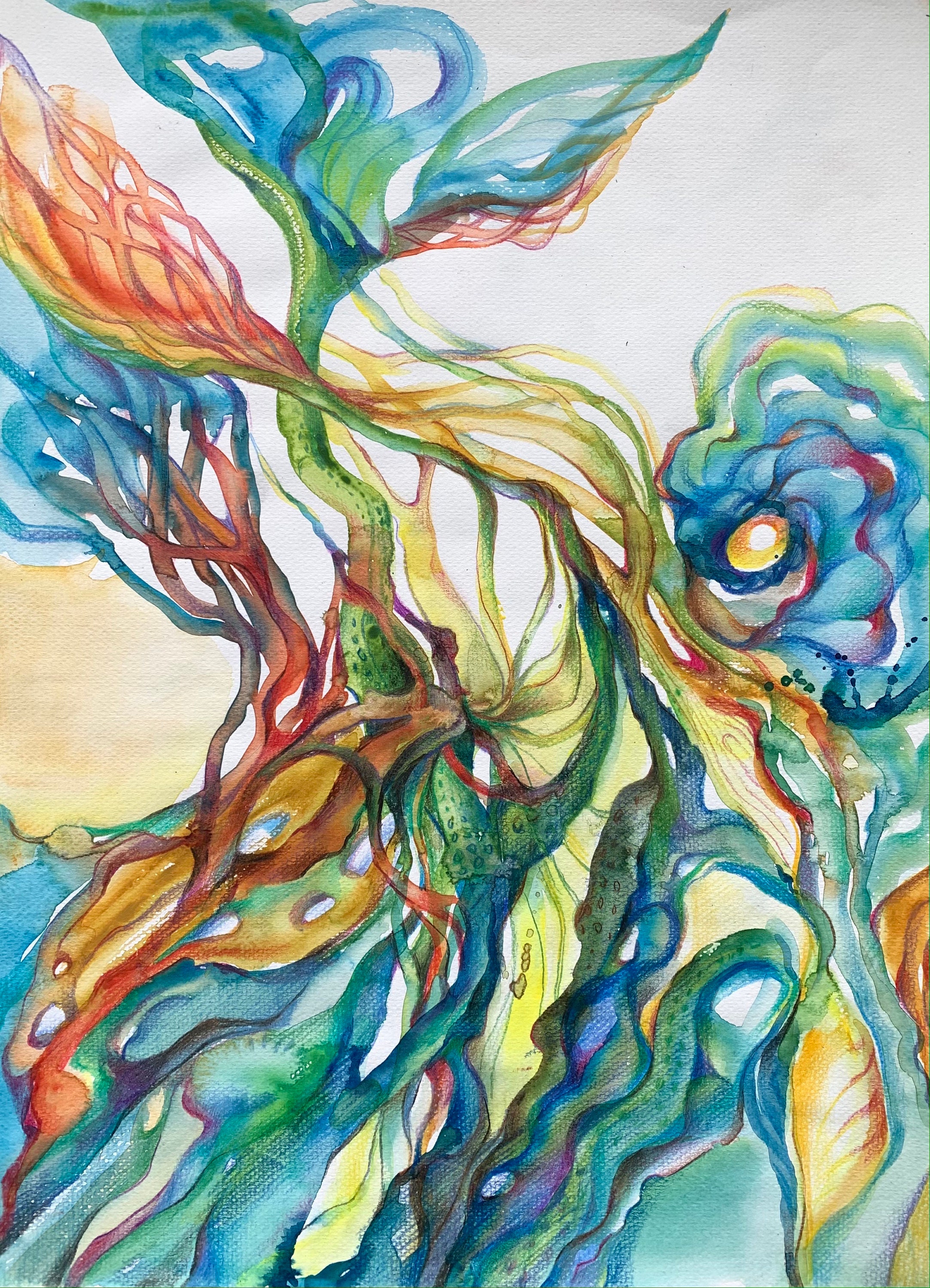 Set of 3 digital prints Strange Flowers plant Etsy