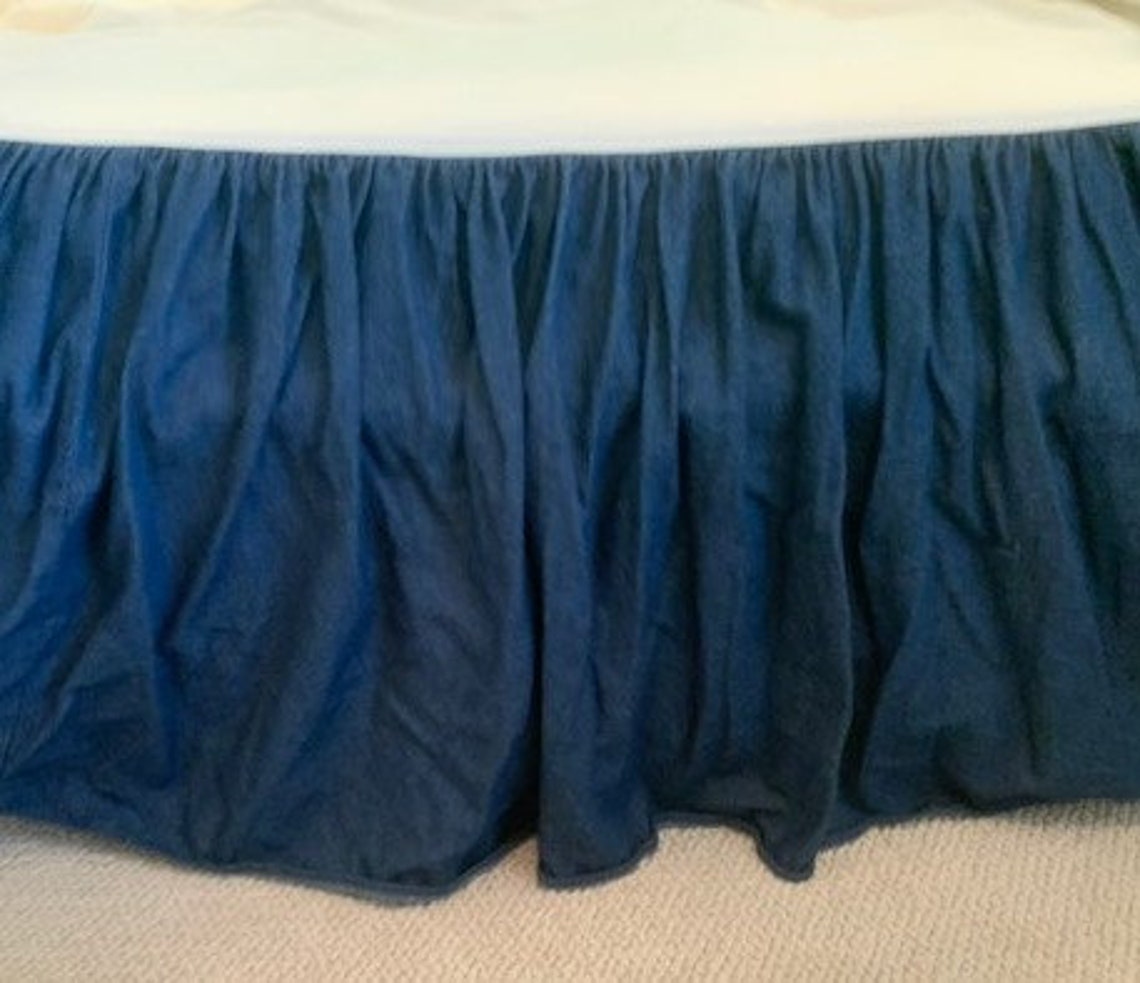 Blue Dust Ruffle at Sylvester Braun blog