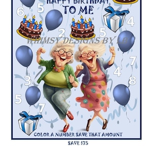 Happy Birthday To Me Savings Challenge