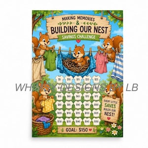 SQUIRRELS Building Our Nest Digital Savings Challenge