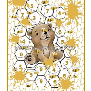 Sfida di risparmio Honeycomb Bear