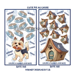 Cutie Pie Spar-Challenge A6 Karten