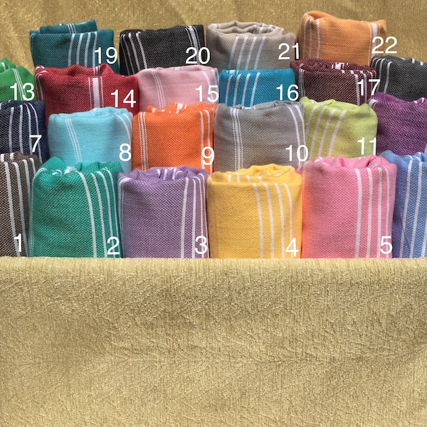 Turkish Cotton Beach Towel: Bachelorette Party Favors, Wholesale Peshtemal