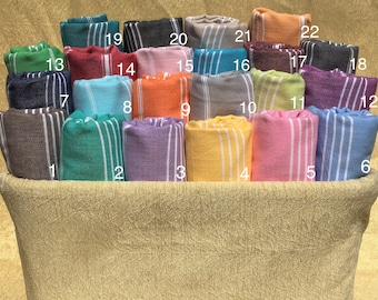 Turkish Beach Towel: 100% Cotton Peshtamal, Bulk Wholesale