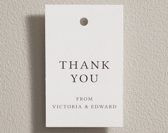 Wedding Favour Tag, Thank You Tag, Personalised Wedding Gift Tag, Wedding Shower Tag