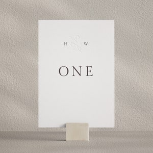 Numéros de table de mariage en relief. Cartes de visite. Personnalisation avec n'importe quel texte. Cartes de décoration de table de mariage. Impression typographique et numérique.