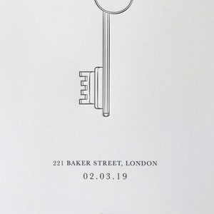 Personalised Letterpress New Home Poster image 3