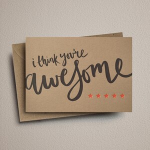 Carte typographique - Vous êtes génial