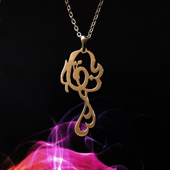 PHOENIX Necklace in Arabic Letter 