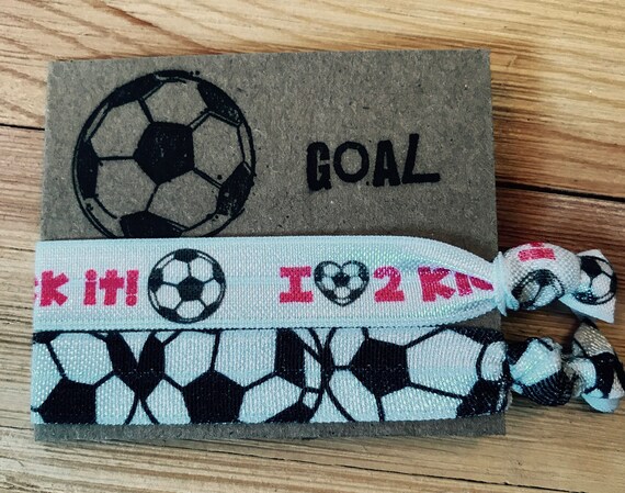 Soccer Hair Ties Soccer Mom Hair Ties Mom Gifts Soccer Etsy
