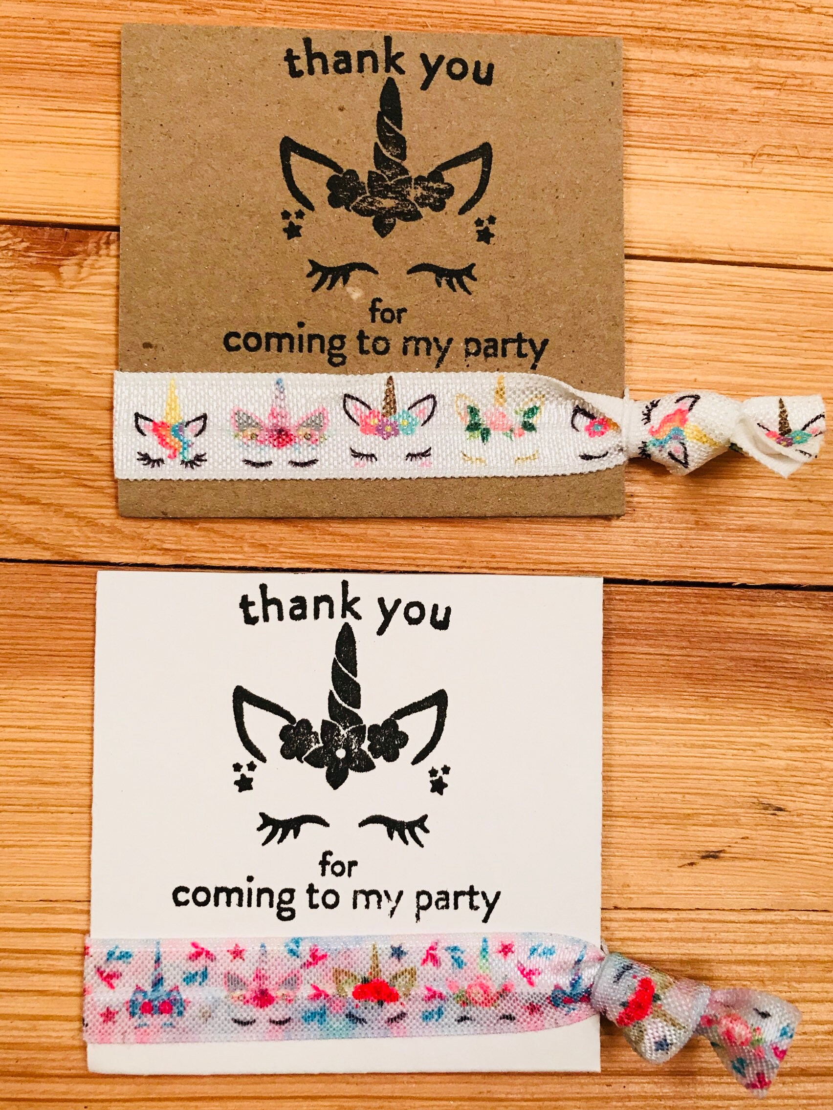 Unicorns hair ties, unicorns and rainbows hair ties, unicorn party fa…