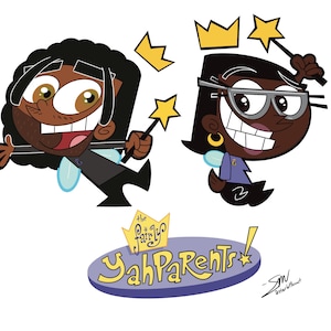 Aangepaste Fairly Odd Parents-personagekunst