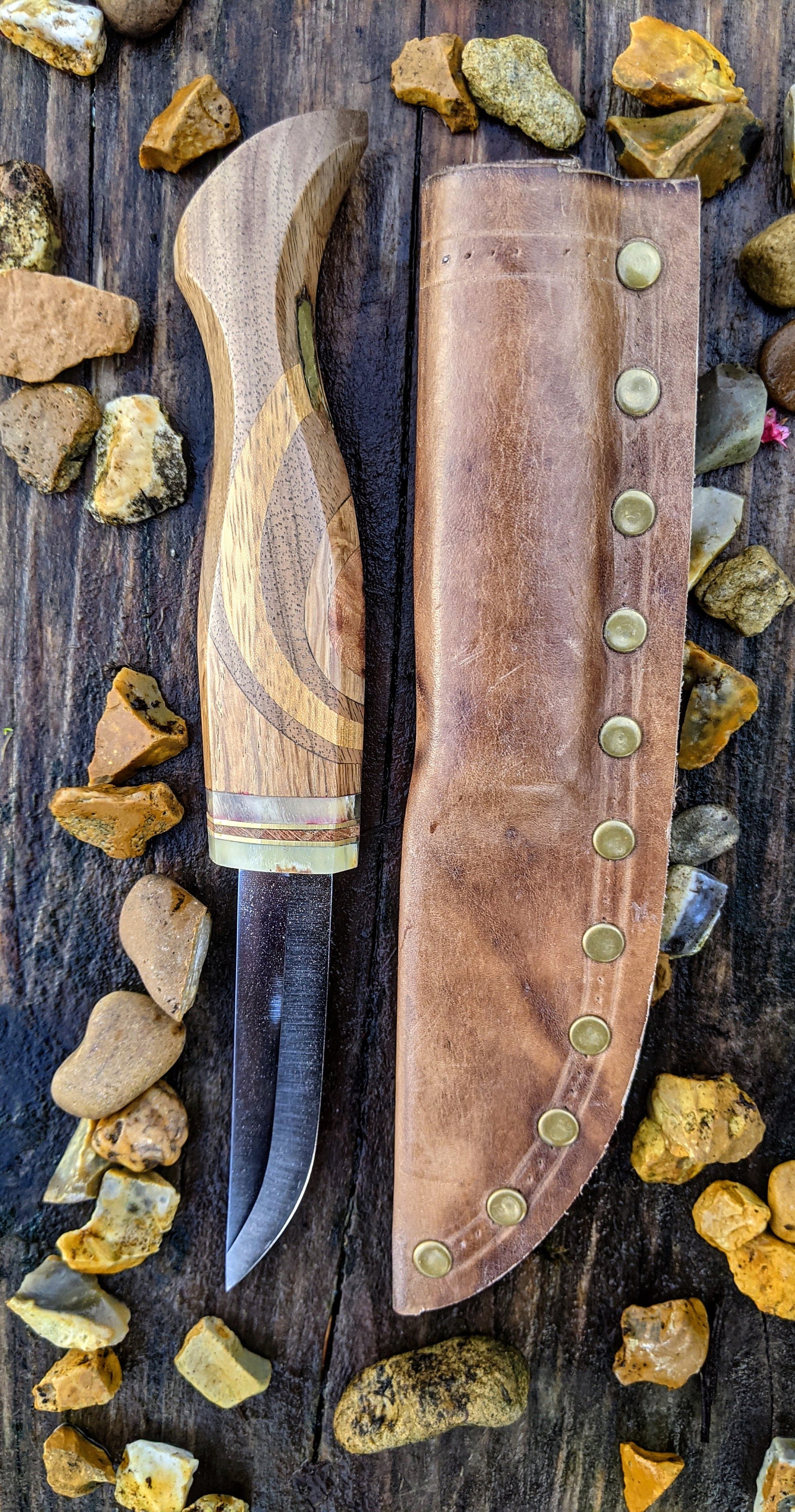 Scottish Stainless Steel Bushcraft Knife, Scottish Knife, Wedding Gift