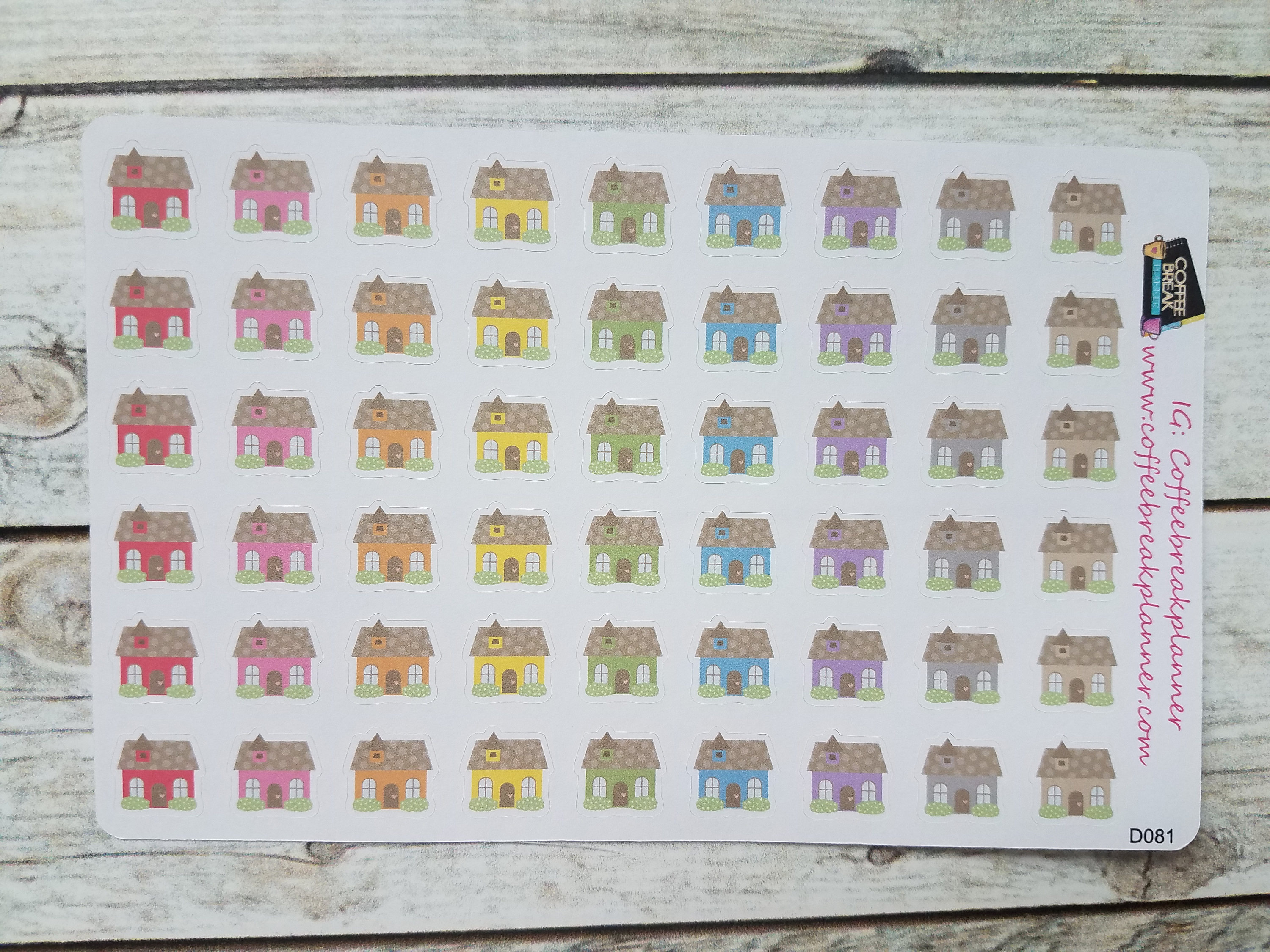 Sticker Haus Aufkleber Aufkleber zu Hause Nachbarschaft | Etsy