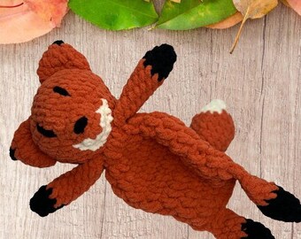 Fox snuggles, adopt a fox, baby shower, newborn gift, woodland creatures