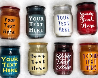 Custom Scented Candle. Personalized gift. House warming gift. Christmas present. Best friend gift. Birthday present. Wedding gift