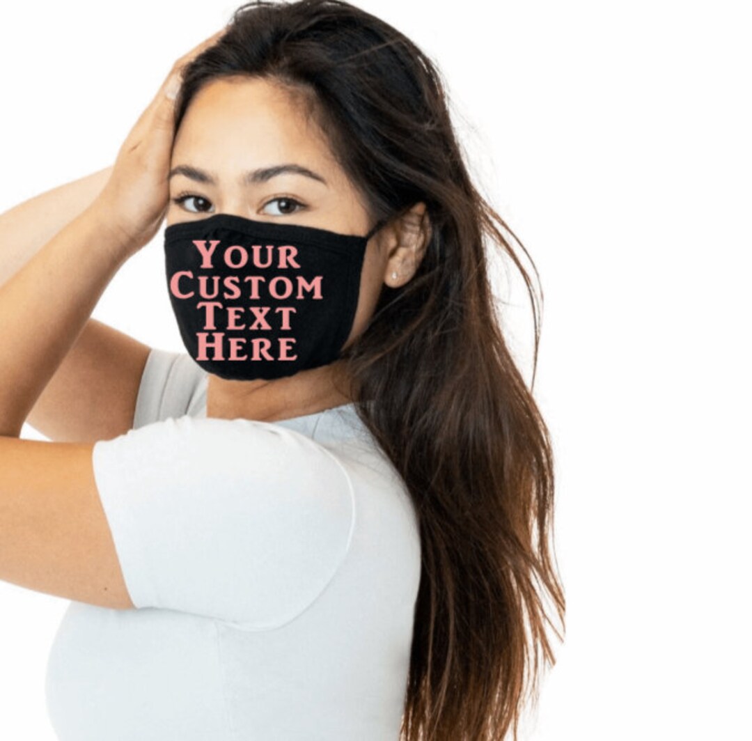 CUSTOM Face Mask. Quote or Lyrics Face Mask. Single or Bulk.custom Face
