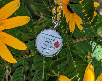 Unless Quote Necklace