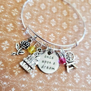 Bracelet jonc réglable Once Upon a Dream