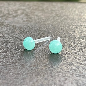 Nylon earrings for sensitive ears top