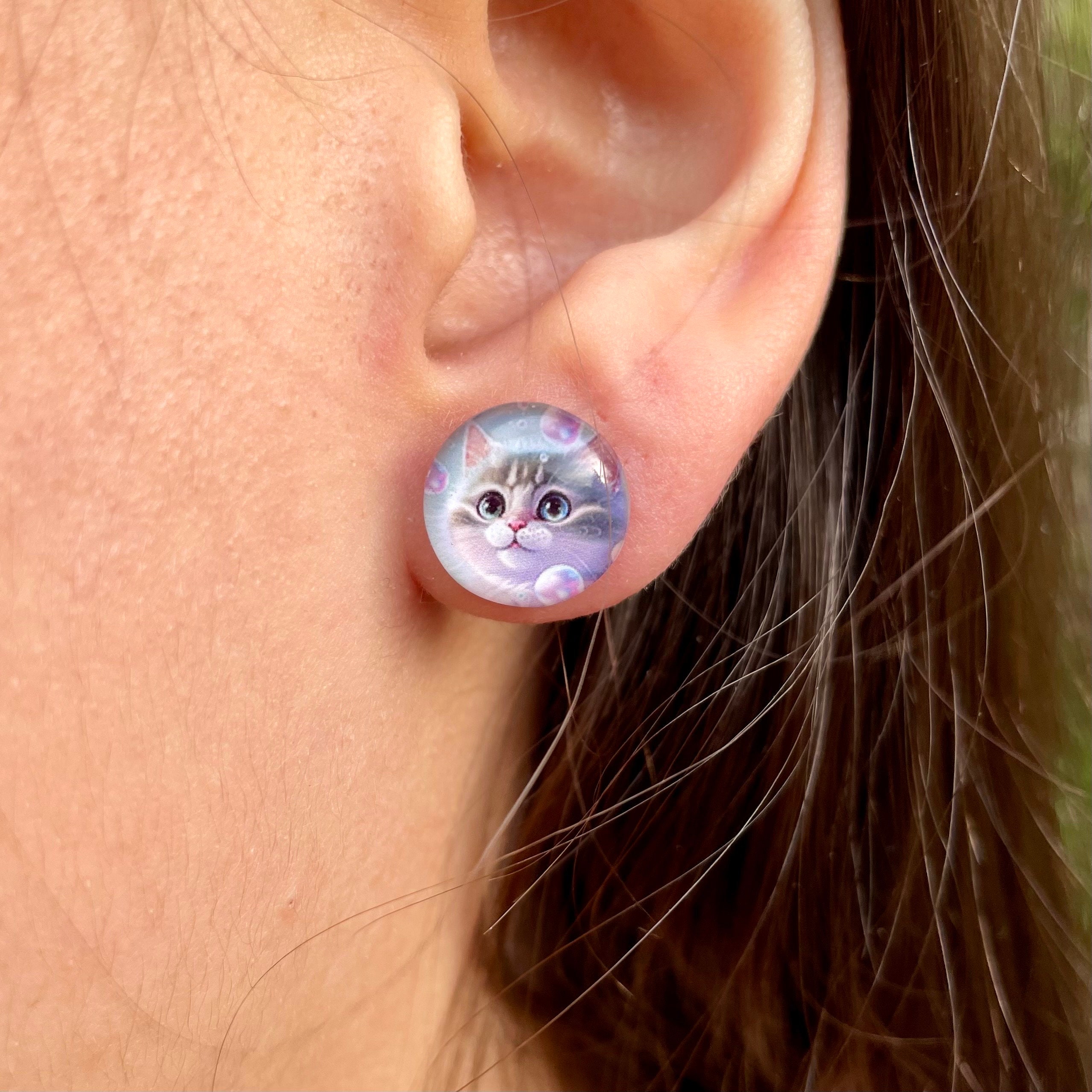 Set 5 Fasce Per Capelli Con Orecchie Di Gatto E Paillettes Colorate - Accessori Per Donne E Ragazze