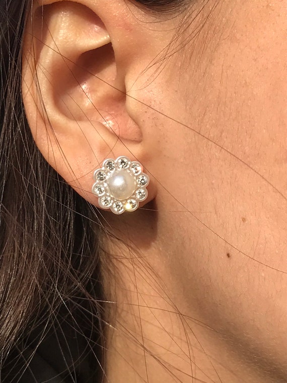 Plastic Post Earrings Flower Metal free Studs for Women With Sensitive Ears Hypoallergenic Stud Earrings Great for Children or Adults Etsy