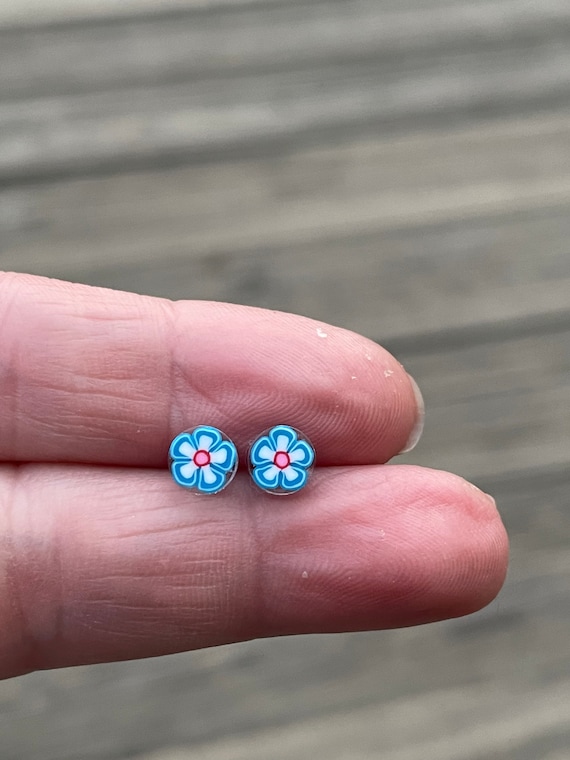 FULULAY Orecchini a perno da donna, in argento Sterling, piccoli