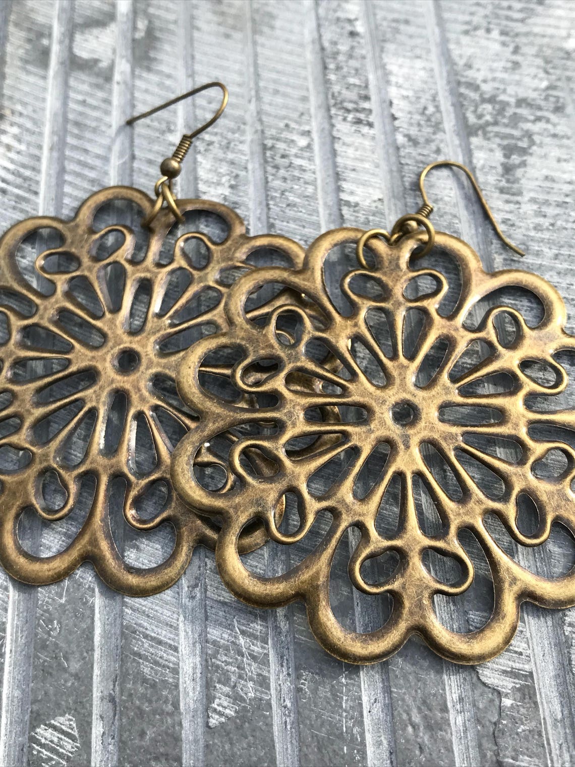 Large boho earrings Clearance