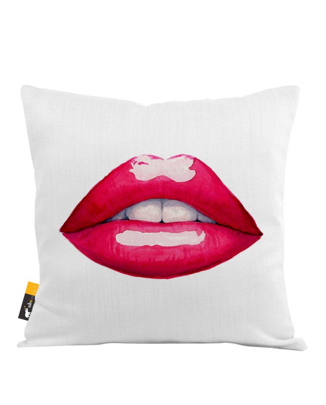 Retro Red Lipstick Throw Pillow Ensemble de 2Outdoor Throw Etsy France