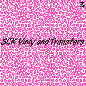 Pink Cheetah/Leopard Print HTV (Heat Transfer Vinyl) OR Oracal 651 Permanent Decal Vinyl image 4