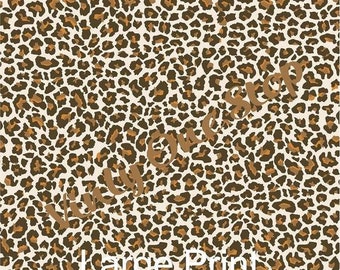 Cheetah/Leopard Animal Print HTV (Heat Transfer Vinyl) or Oracal 651