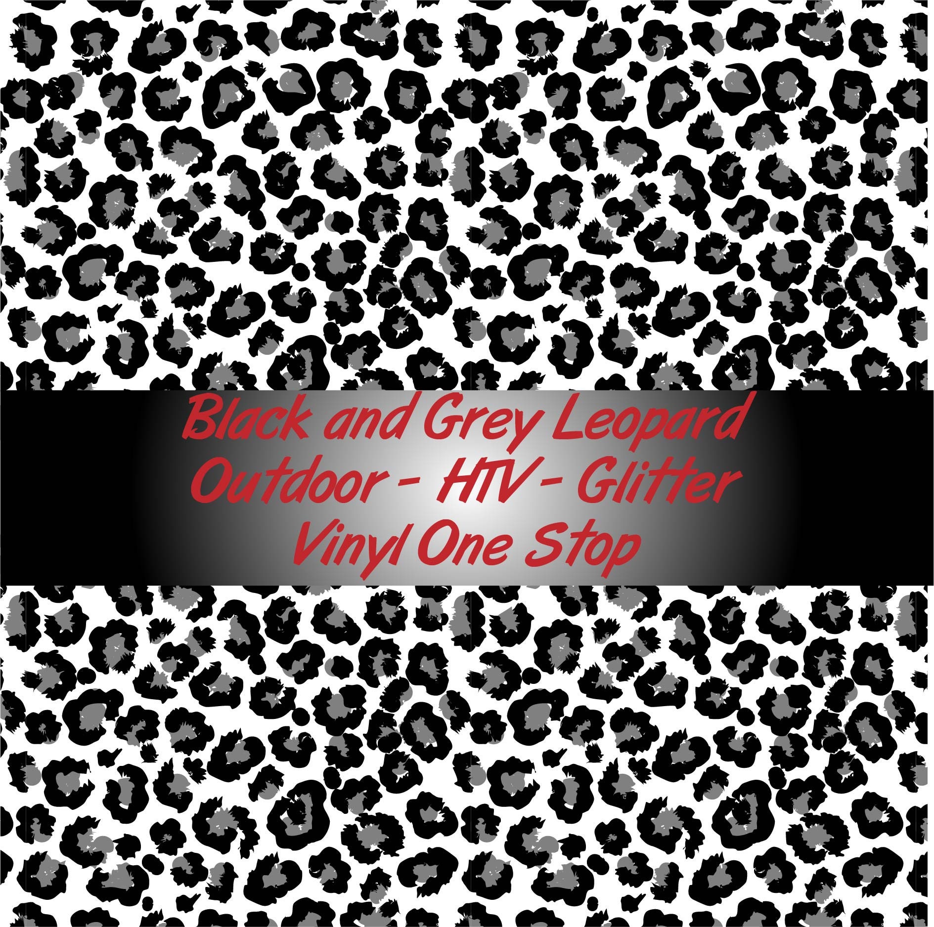 Fairlane Tote Bag - Red Glitter Vinyl / Grease Black Vinyl - Leopard Lining