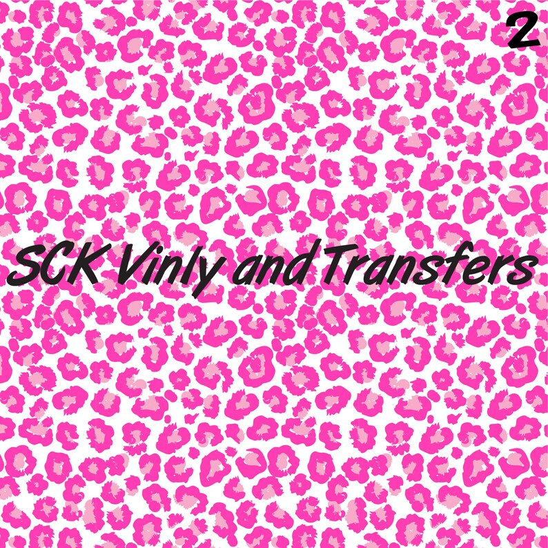 Pink Cheetah/leopard Print HTV heat Transfer Vinyl OR Oracal - Etsy