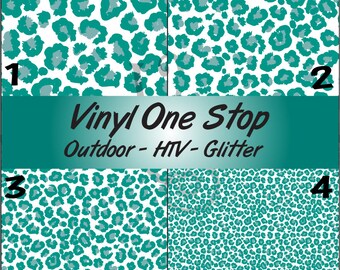 Cheetah/leopard Print HTV heat Transfer Vinyl or Oracal 651 | Etsy