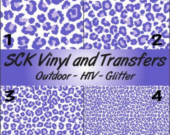 Cheetah/leopard Print HTV heat Transfer Vinyl or Oracal 651 | Etsy