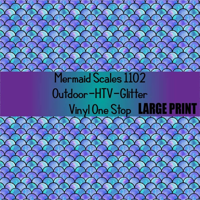 mermaid heat transfer vinyl