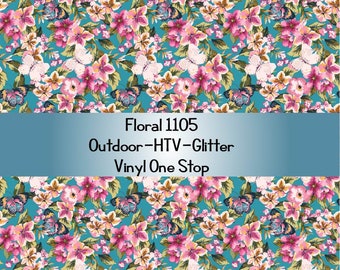 1104_Floral florales Vinyl_Pattern Vinyl_Printed de transferencia de calor impresos 651 Vinyl_Printed outdoor Vinyl_Printed HTV
