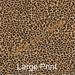 Cheetah/Leopard Print HTV (Heat Transfer Vinyl) or Oracal 651