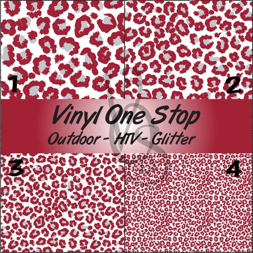 Cheetah/leopard Print HTV heat Transfer Vinyl or Oracal 651 - Etsy