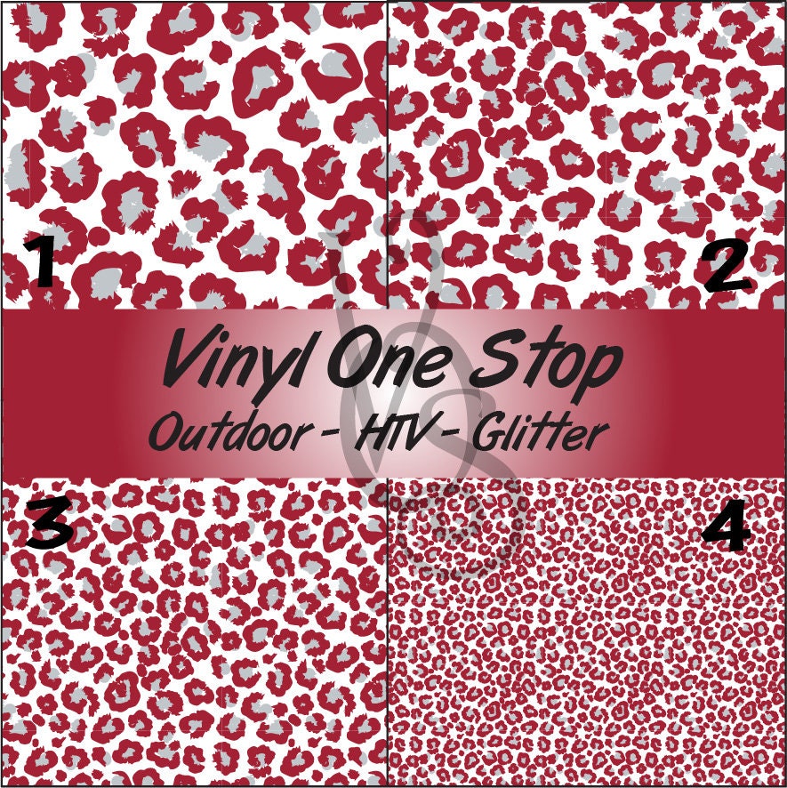 Red Animal Print – 618 area vinyl