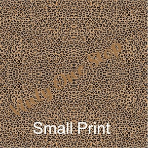 Cheetah/leopard Print HTV (heat Transfer Vinyl) or Oracal 651 - Etsy