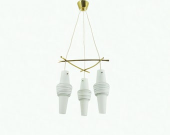 Mid Century Modern Scandinavian Pendant Chandelier Denmark 1950s/60s