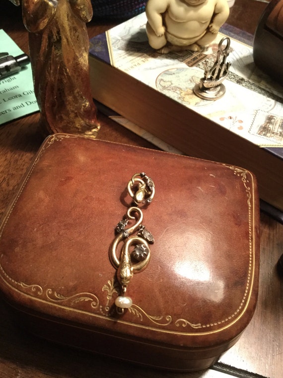 Georgian Snake Pendant