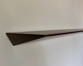 Estante flotante de madera