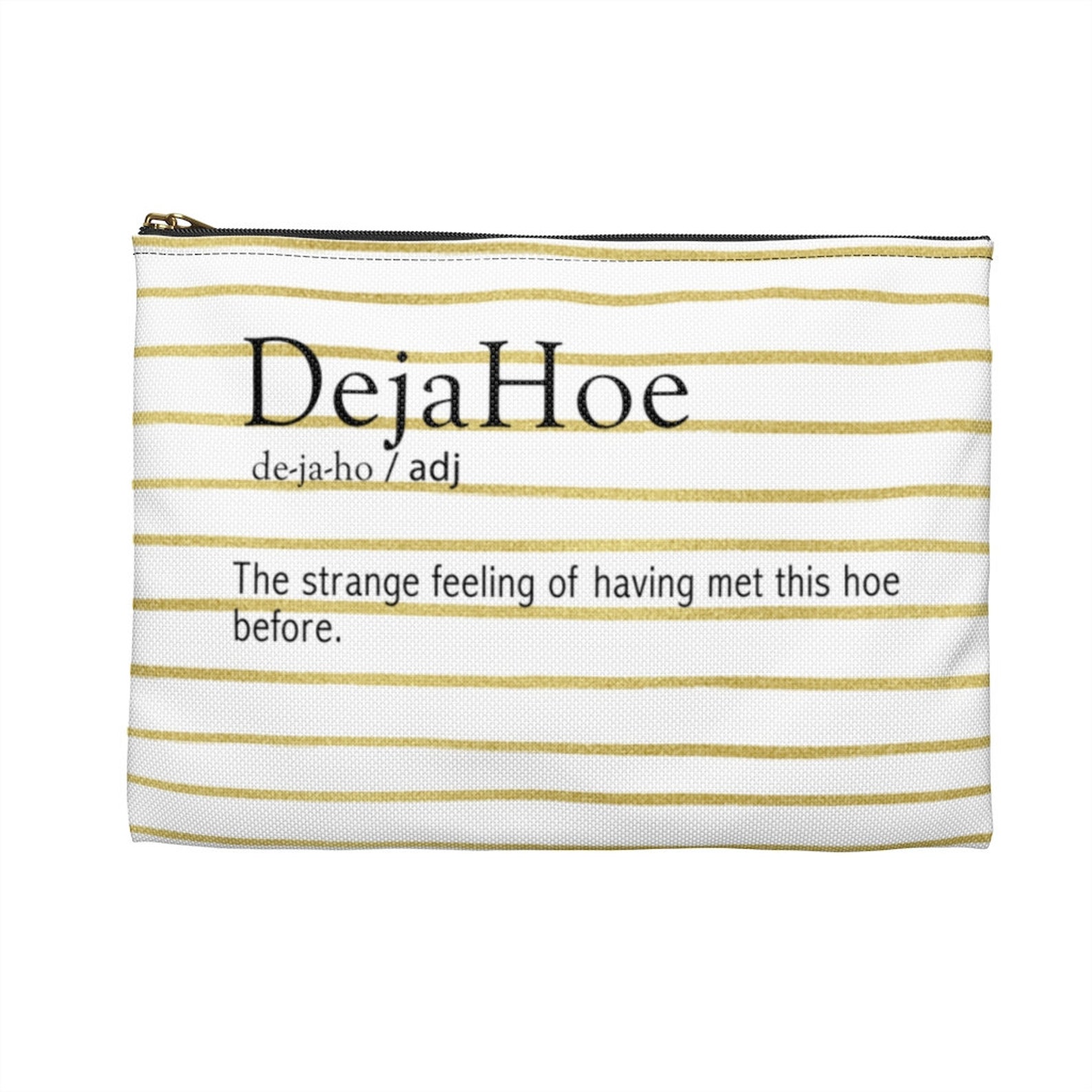 Deja Hoe Sarcastic Definition Accessory Bag Etsy