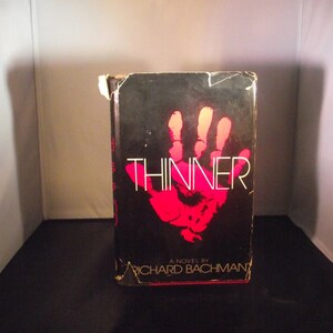 Thinner by Stephen King Richard Bachman (1984, Hardcover) FIRST EDITION