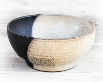 Handmade ceramic bowl. Pottery wheel thrown ceramic bowl. Serving bowl. Porridge, snack, soup, sauce, dip bowl. Pottery bowl handmade.