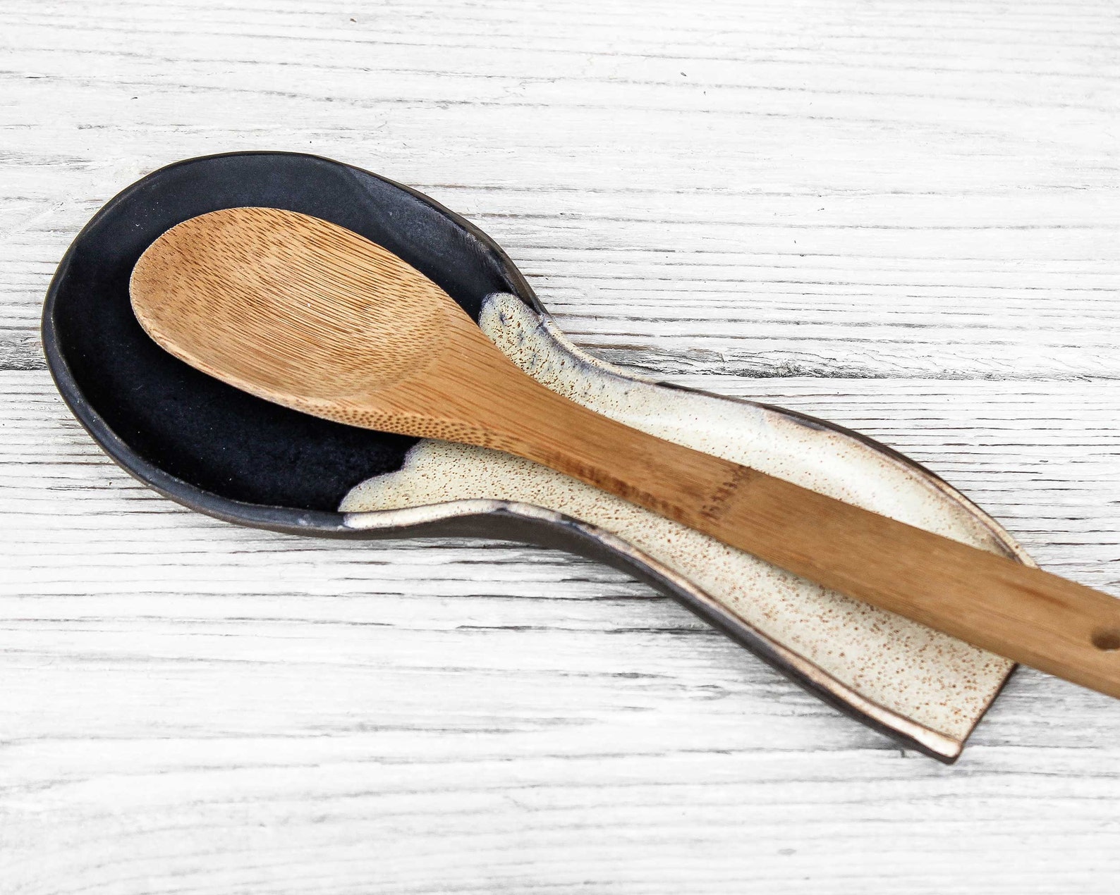 handmade ceramic spoon rest
